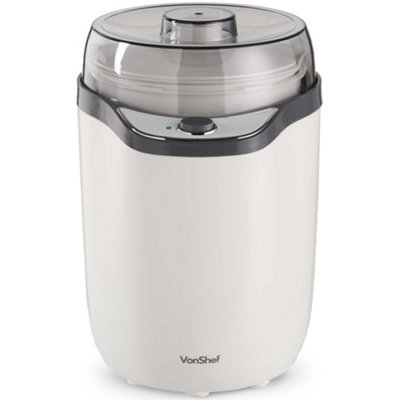 VonShef Yoghurt Maker Machine, Yogurt Maker with Strainer & Recipes Included