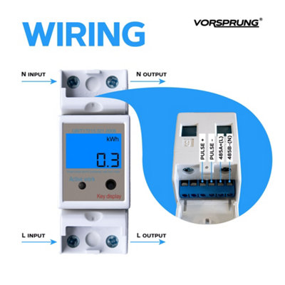 Vorsprung Digital Electricity Meter - Single Phase (220V) - Meter 5 - 3