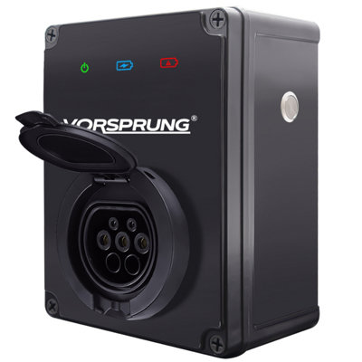 Vorsprung EV Charger - 7.4kW, Type2, Untethered - UKCA Certified - Compatible with all Electric Vehicles