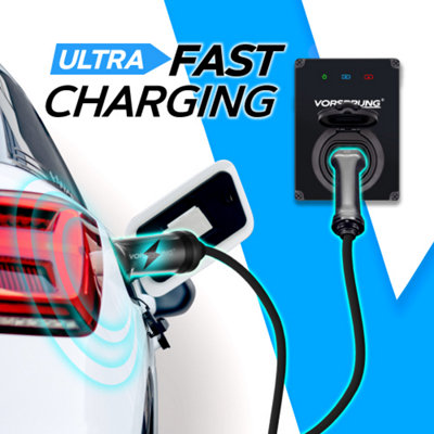 Vorsprung EV Charger - 7.4kW, Type2, Untethered - UKCA Certified - Compatible with all Electric Vehicles