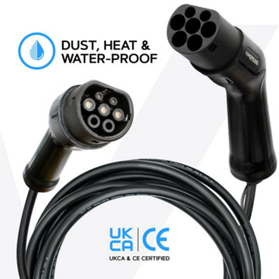 Vorsprung EV Charging Cable - Type 2 to Type 2 - 12-Metre - 1 Phase - 32A/7.68kW