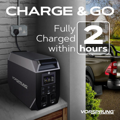 Vorsprung Helios 818 - 2048WH Portable Power Station - 2000W - 6