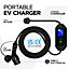 Vorsprung Portable EV Charger - Type 2/UK 3-Pin, 5-Metre Cable - 3.3kW, 6A to 13A Variable Amperage
