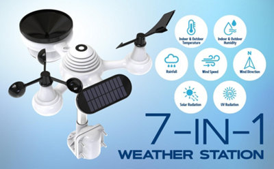Stazione Meteo Wireless Con 3 Canali – Taylor 1512, Display LCD Colorato, Sensore Esterno 200ft