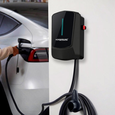 Vorsprung Titan Pro - Smart EV Wall Charger with Smart App - 5-Metre Type 2 Tethered Cable - 32A/7.4kW - 9
