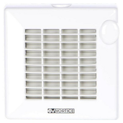 Vortce 11231 Punto M 100/4 AT Axial Extractor Fan 100mm / 4 Inch with Automatic Shutter (Timer Model)