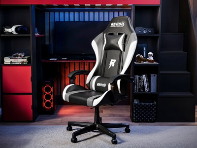 Vortex Gaming Chair PU Leather Black & Grey