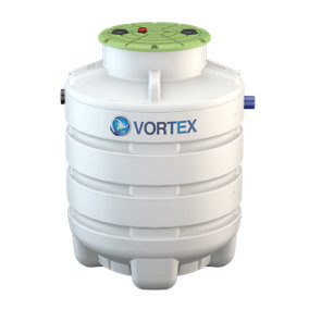 VORTEX Sewage Treatment Plant with Pumped Outlet (6 Person)