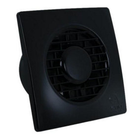 Vortice 10127 PUNTO FILO MF100/4" T Extractor Fan with Timer - Black