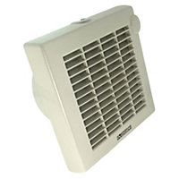Vortice 11431 Punto M 150/6 AT Axial Kitchen / Utility Room Extractor Fan with Auto Shutters (Timer Model)