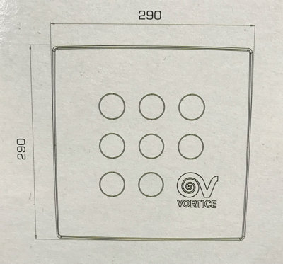 Vortice 12221 QUADRO SUPER T GB Centrifugal Extractor Fan (Timer Model)