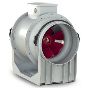 Vortice 17144 TIPO LINEO 100 Centrifugal Mixed-Flow Inline Extractor Fan 100mm (Standard Model)