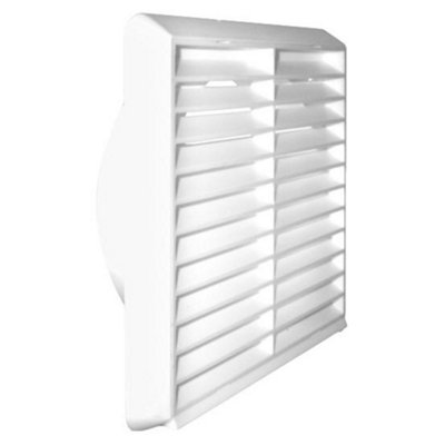Vortice 46043 Fixed Ventilation Outlet Grille 150mm 6 Inch White