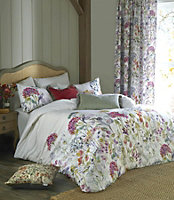 Voyage Maison Country Hedgerow Lotus 100% Cotton Duvet Cover Set Floral Bedding