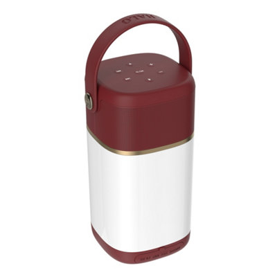 VQ Crimson Radiance Halo Built-in Lantern with 22-Watt Bluetooth Speaker & Power Bank