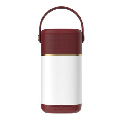 VQ Crimson Radiance Halo Built-in Lantern with 22-Watt Bluetooth Speaker & Power Bank
