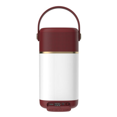 VQ Crimson Radiance Halo Built-in Lantern with 22-Watt Bluetooth Speaker & Power Bank