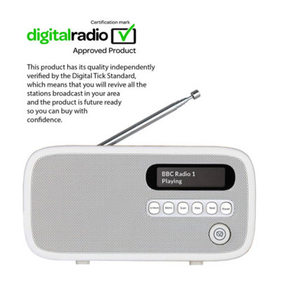 VQ Oak 'Dexter' DAB/DAB+ Digital & FM Radio
