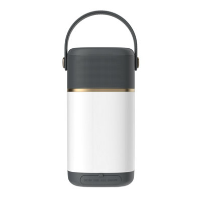 VQ Slate Chic Halo Built-in Lantern with 22-Watt Bluetooth Speaker & Power Bank