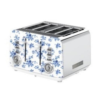 VQ Laura Ashley Toaster - 2-Scheiben Toaster Mit Auftaufunktion & Warmhalterost