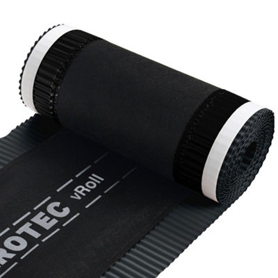 vRoll Roof Ridge Ventilation Roll - Universal Dry Ridge Sealing Tape ...