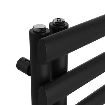 VRUC Bathroom Designer Oval Column Heated Towel Rail Radiator 1200 x ...