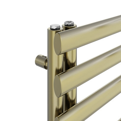 VRUC Bathroom Designer Oval Column Heated Towel Rail Radiator 1200 x ...