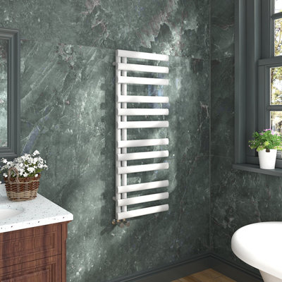 VRUC Bathroom Designer Oval Column Heated Towel Rail Radiator 1200 x ...