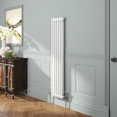 VRUC Cast Iron Style Radiator Traditional 2 Column 1500x290mm White