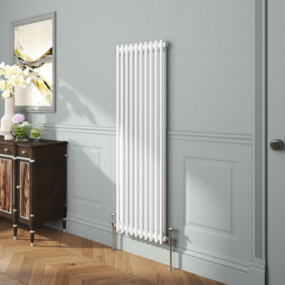 VRUC Cast Iron Style Radiator Traditional 2 Column 1500x470mm White