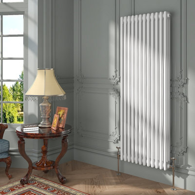 VRUC Cast Iron Style Radiator Traditional 3 Column 1500x562mm White