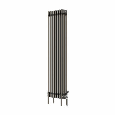 VRUC Cast Iron Style Radiator Traditional 4 Column 1500x380mm Raw Metal