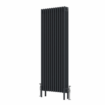 VRUC CAST IRON STYLE RADIATOR TRADITIONAL 4 COLUMN 1500X560MM ANTHRACITE