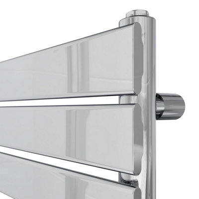 VRUC Chrome Flat Panel Prefilled Electric Heated Towel Rail Radiator ...
