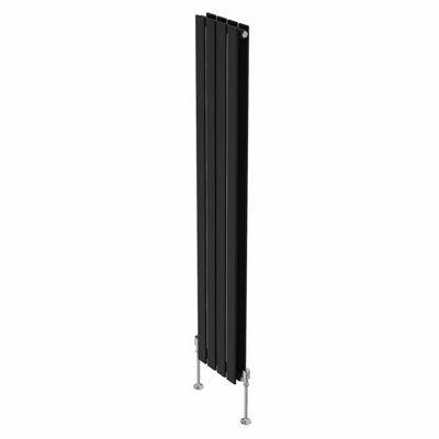 VRUC Double Flat Panel Designer Radiator Black 1600x272mm