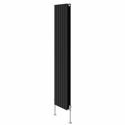 VRUC Double Flat Panel Designer Radiator Black 1600x408mm