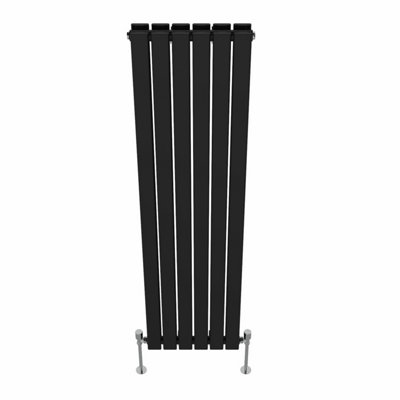 VRUC Double Flat Panel Designer Radiator Black 1600x408mm