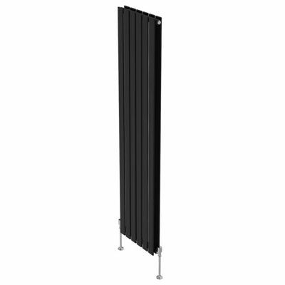 VRUC Double Flat Panel Designer Radiator Black 1800x408mm