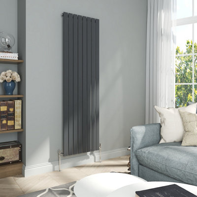 VRUC Single Flat Panel Designer Radiator Anthracite 1800x544mm