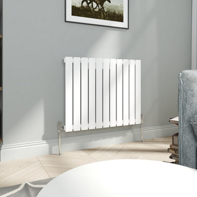 VRUC Single Flat Panel Designer Radiator White 600x748mm