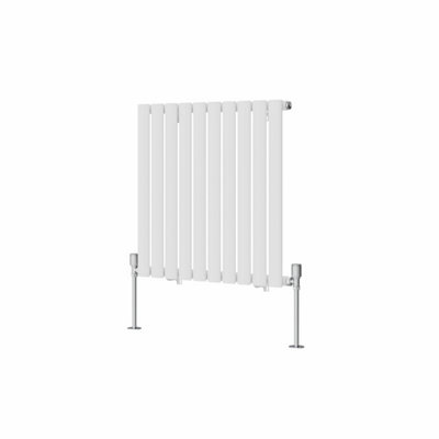 VRUC Single Oval Column Designer Radiator White 600x590mm