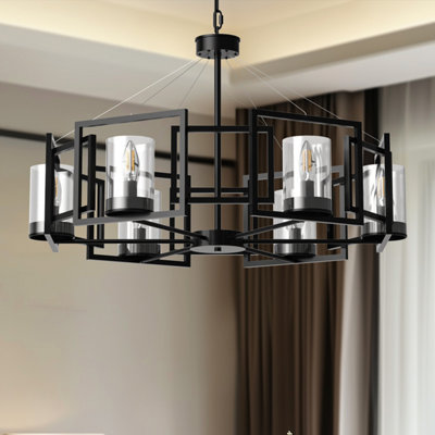 YUMAMEI Solar Pendant Lights - Solar Powered Indoor/Outdoor Chandelier