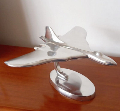 Vulcan Aeroplane Ornament Aluminium Plane Sculpture Gift