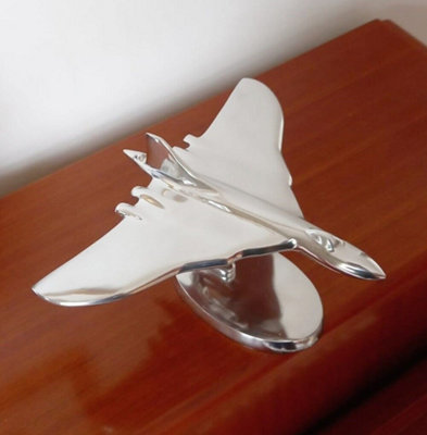 Vulcan Aeroplane Ornament Aluminium Plane Sculpture Gift - 3