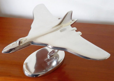 Vulcan Aeroplane Ornament Aluminium Plane Sculpture Gift - 4