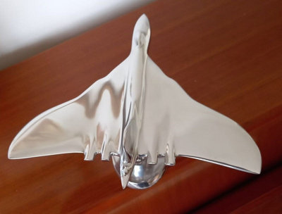 Vulcan Aeroplane Ornament Aluminium Plane Sculpture Gift - 5