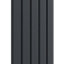 VURTU Alum1 Designer Vertical Radiator, 1800(H) x 470(W), Anthracite, 650102