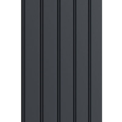 VURTU Alum1 Designer Vertical Radiator, 1800(H) x 470(W), Anthracite, 650102