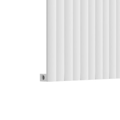 VURTU Alum2 Designer Vertical Radiator, 1800(H) x 470(W), White, 650103