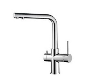 VURTU Apollo L Shape Dual Function Single Lever Tap, 306(H) x 126(W), Chrome, 412401